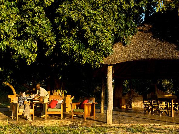 Nsolo Bush Camp - deck